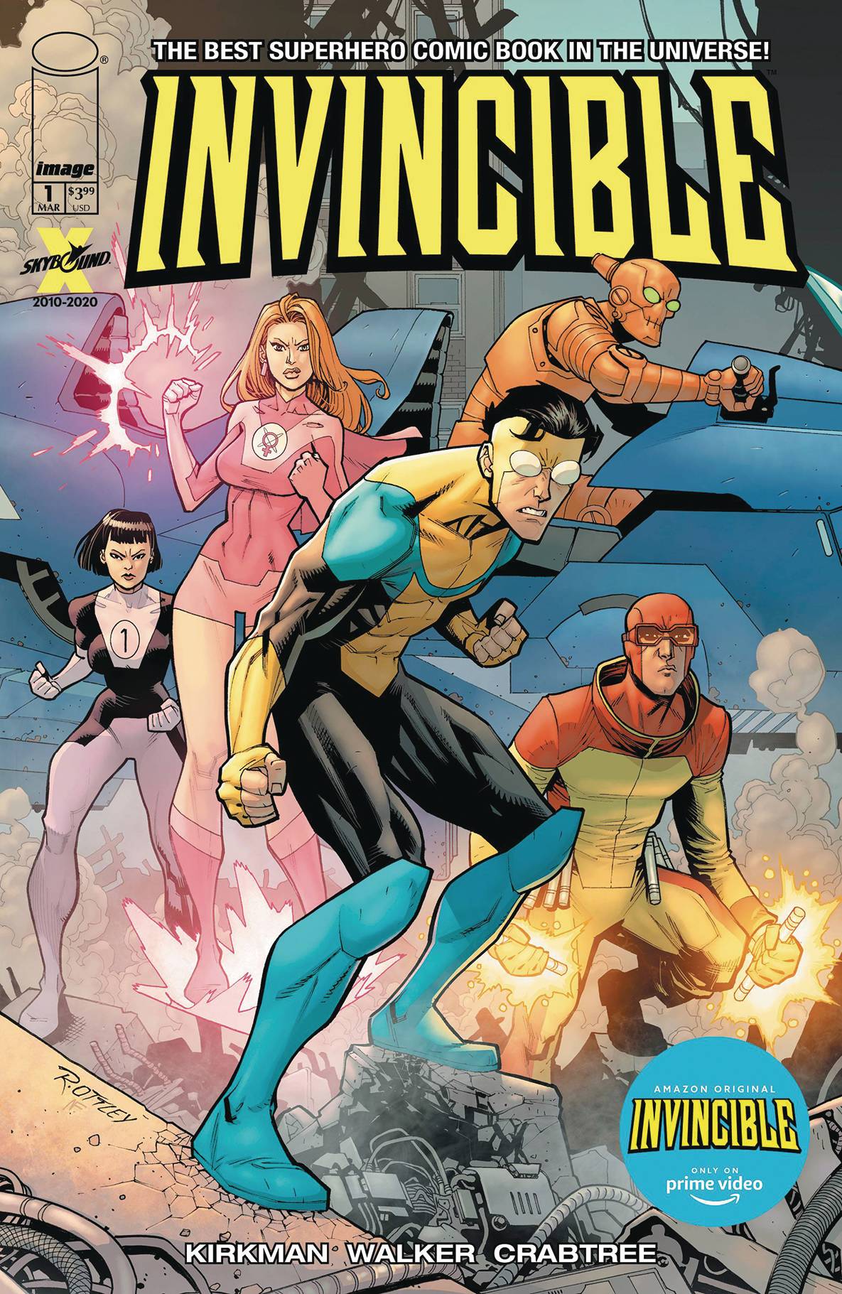 Dark Forces Invincible #1 Amazon Edition Ottley Signed Variant