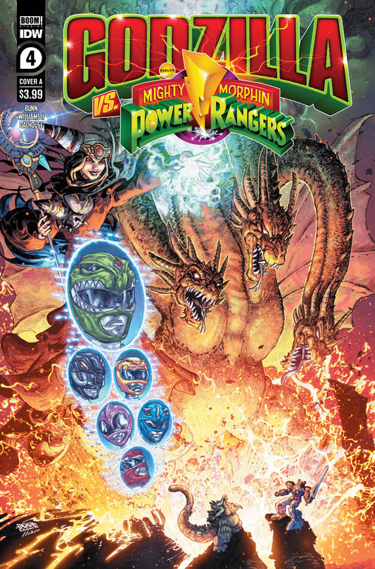 Godzilla Vs. MMPR #4A (of 5)