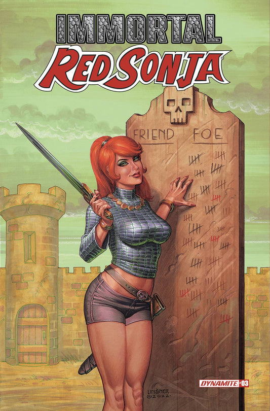 Immortal Red Sonja #3C Linsner Variant