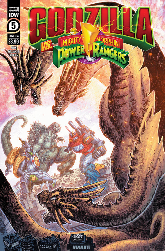 Godzilla Vs. MMPR #5A (of 5)