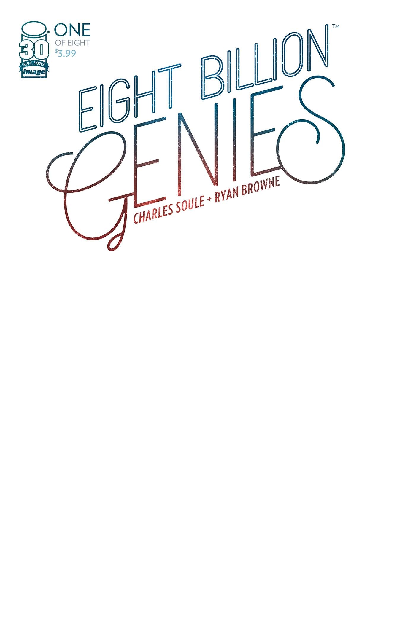 Eight Billion Genies #1G Blank Variant (MR)