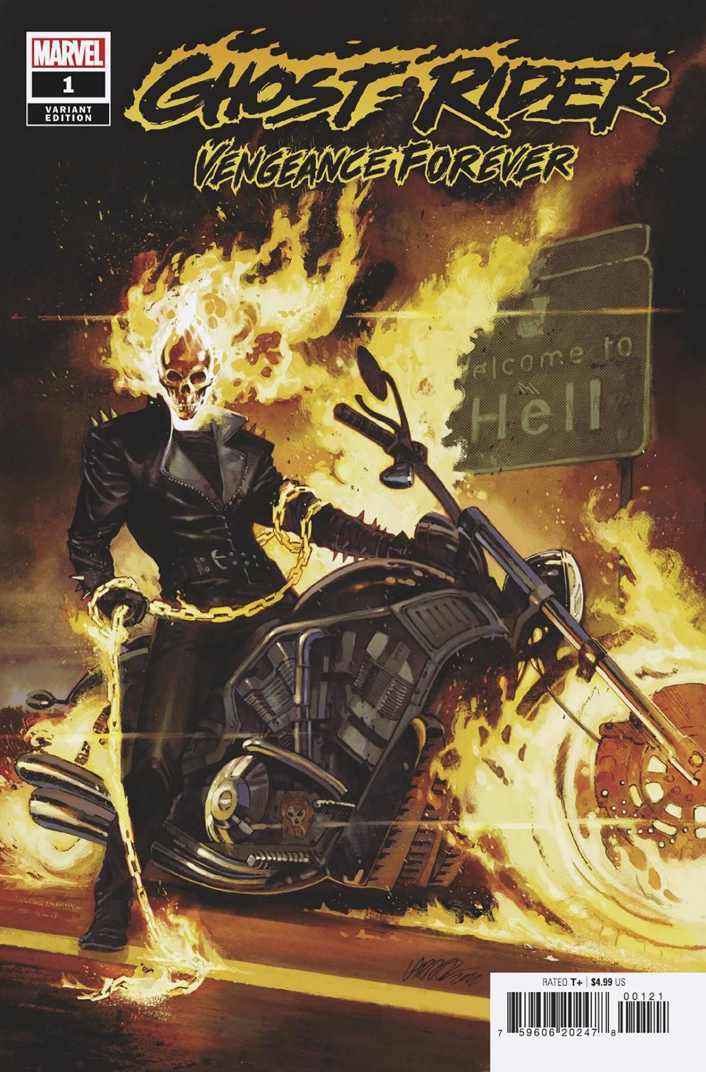 Ghost Rider: Vengeance Forever #1B Larraz Variant
