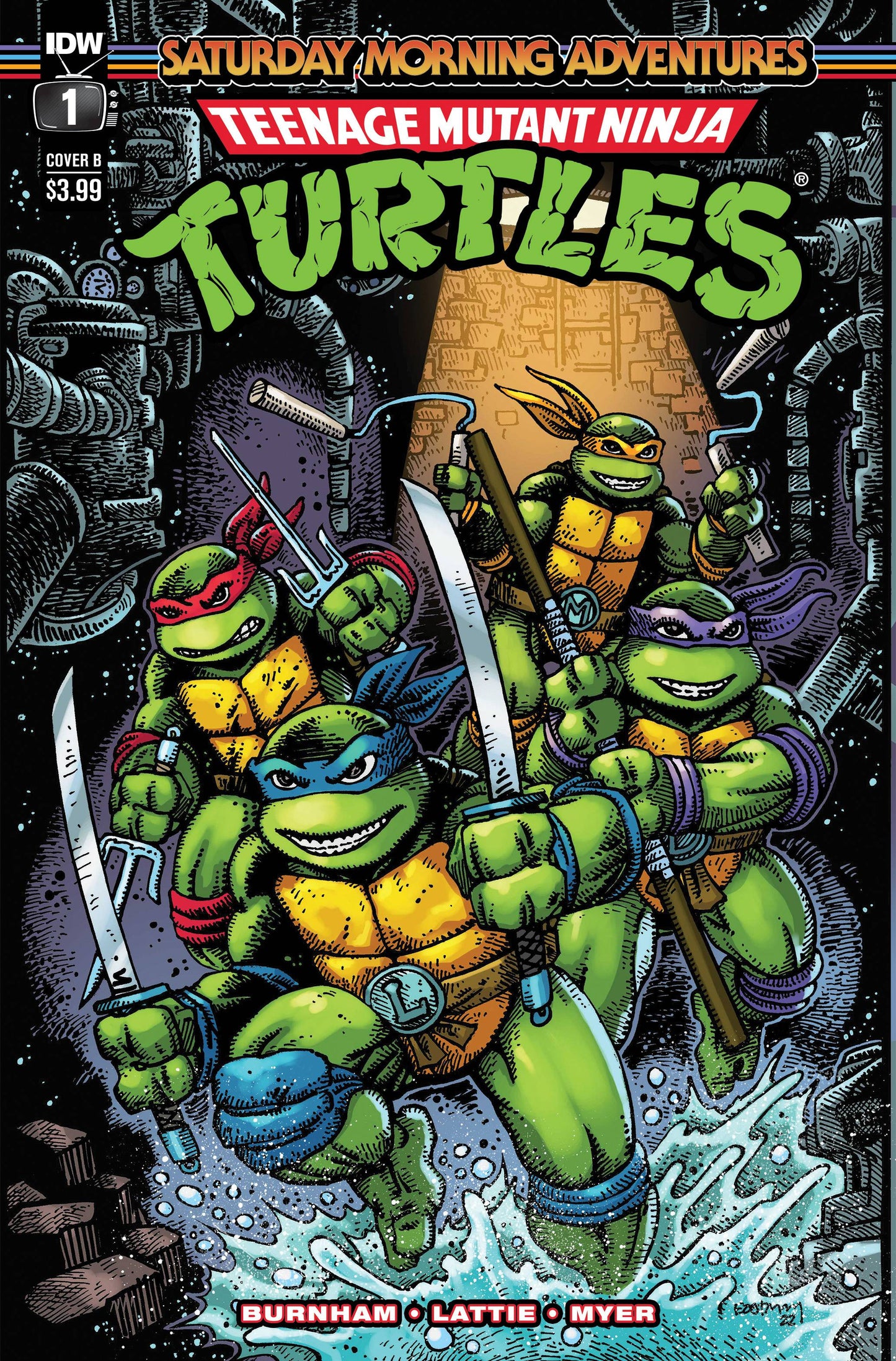 TMNT: Saturday Morning Adventures #1B Eastman Variant