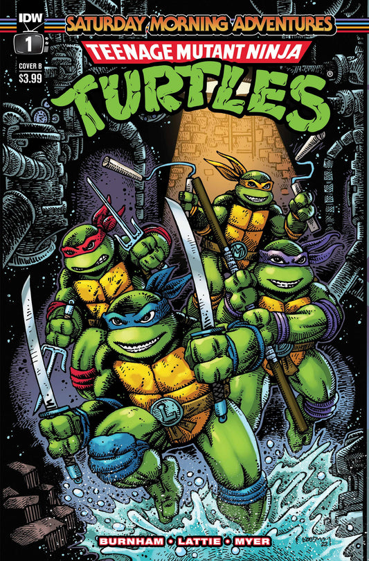 TMNT: Saturday Morning Adventures #1B Eastman Variant