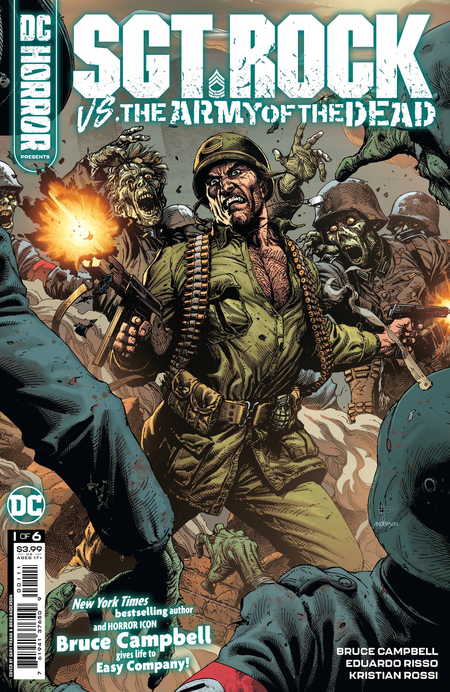 DC Horror Presents: Sgt Rock vs the Army of the Dead #1A Gary Frank