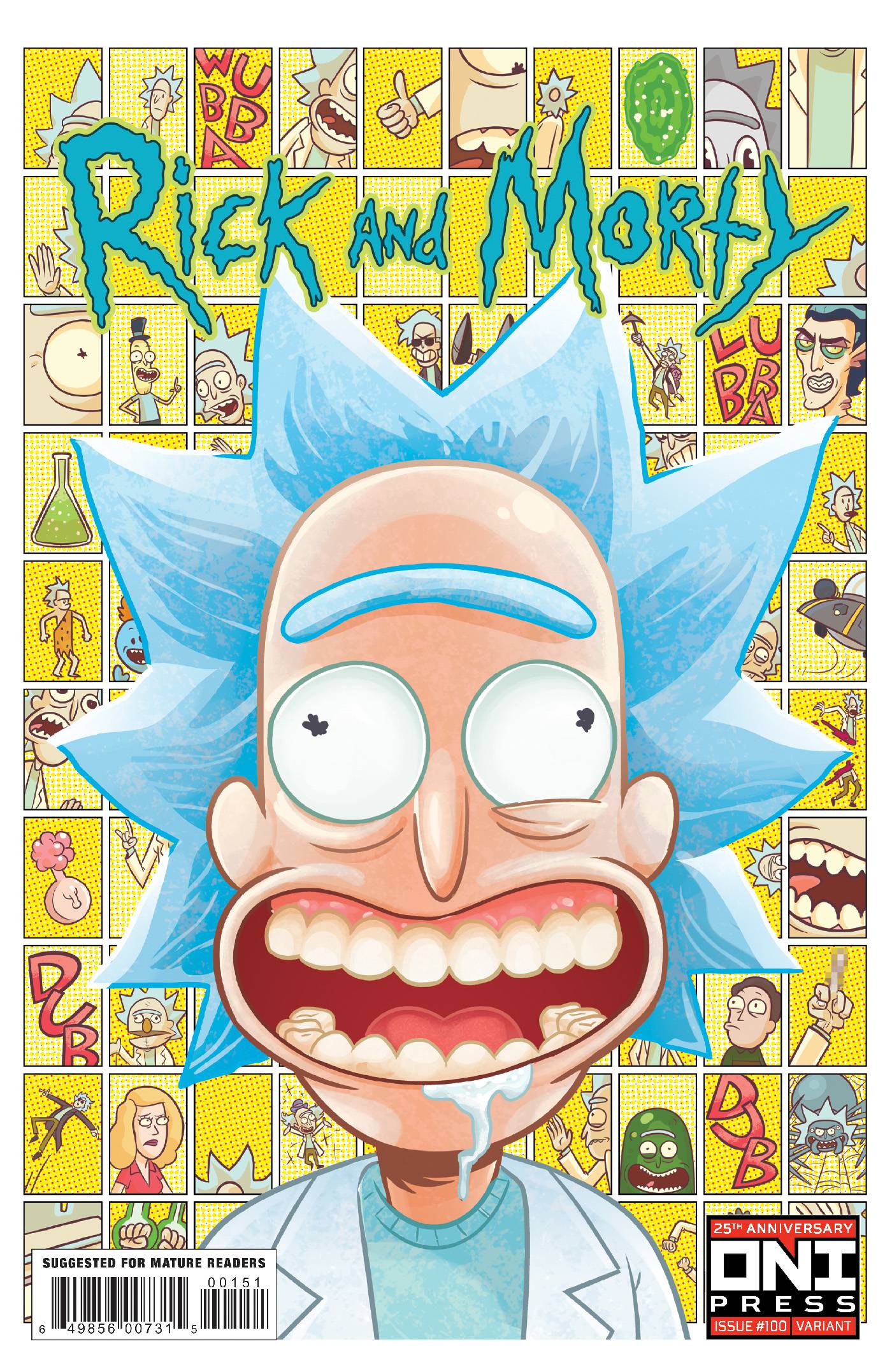 Rick and Morty #100E Stresing Variant