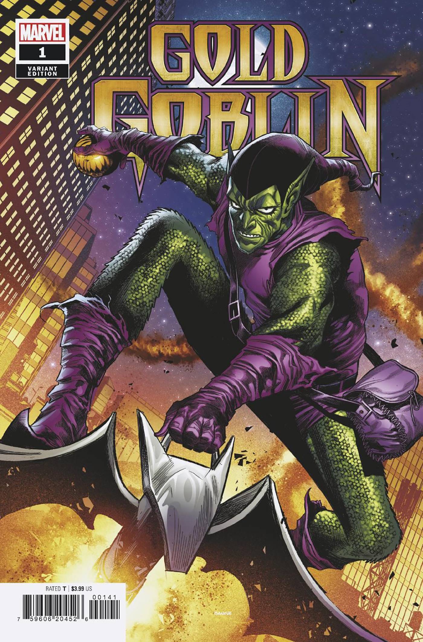 Gold Goblin #1D (of 5) Chechetto Green Variant