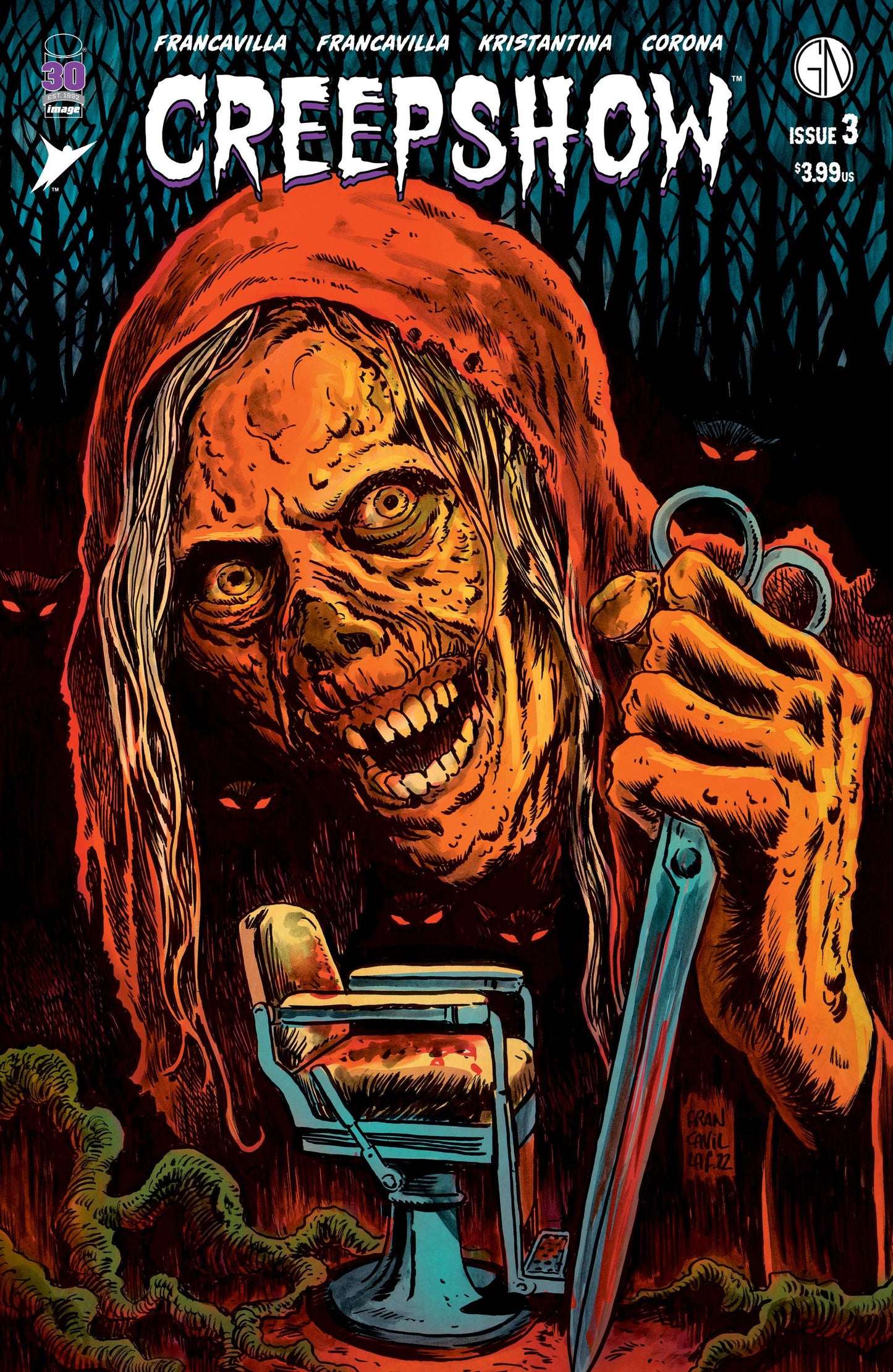Creepshow #3B (of 5) Francavilla Variant (MR)