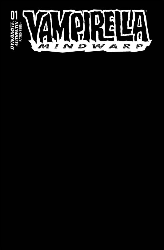 Vampirella: Mindwarp #1S (of 5) Blank Black Variant
