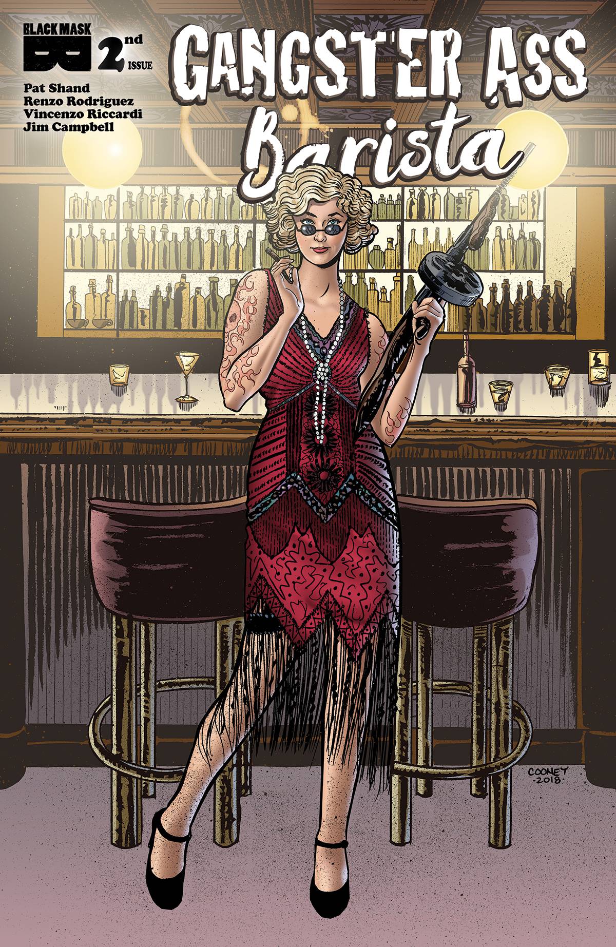 Gangster Ass Barista #2D Cooney Variant (MR)