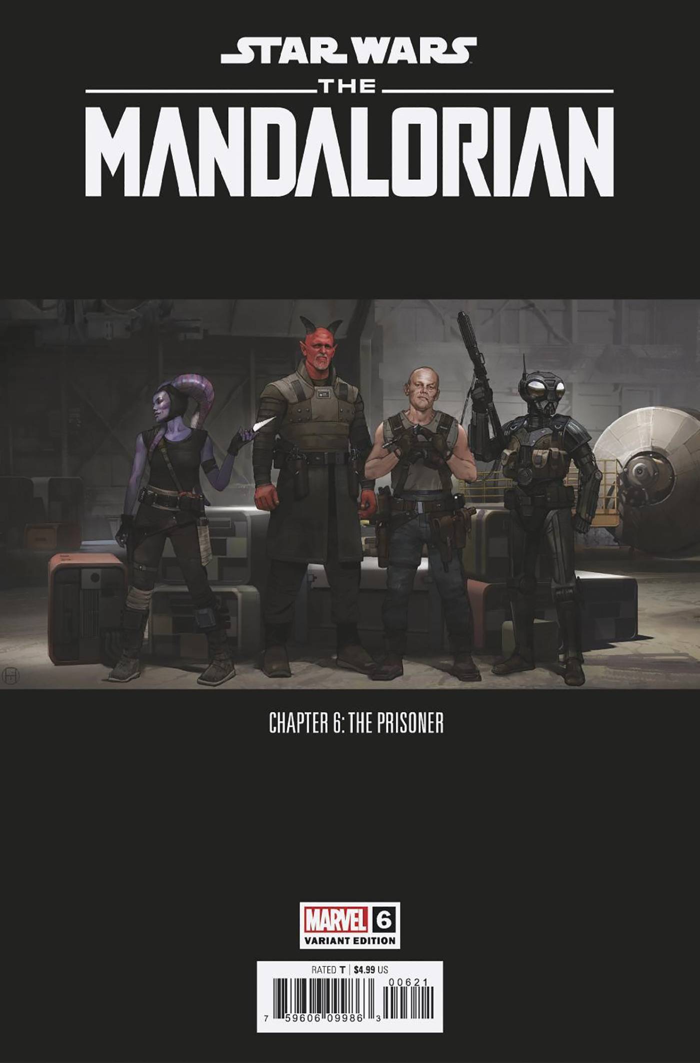 Star Wars Mandalorian #6B Concept Art Variant