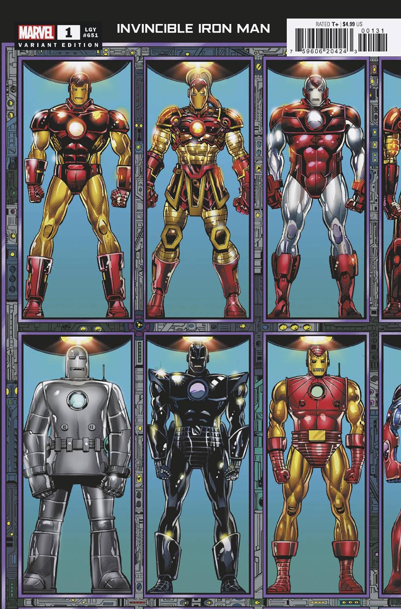 Invincible Iron Man #1C Layton Variant