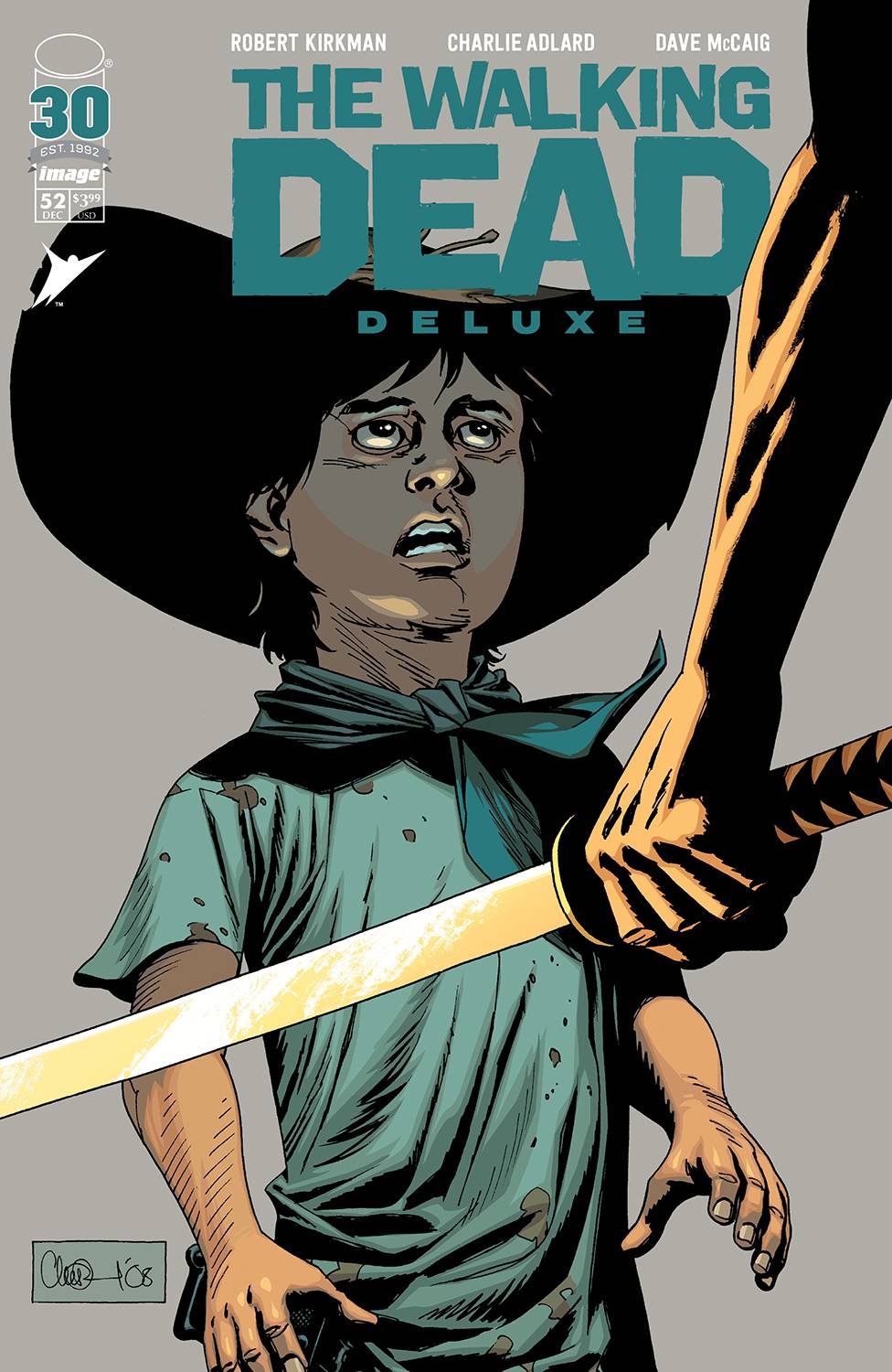 The Walking Dead Deluxe #52B (MR) Adlard Variant