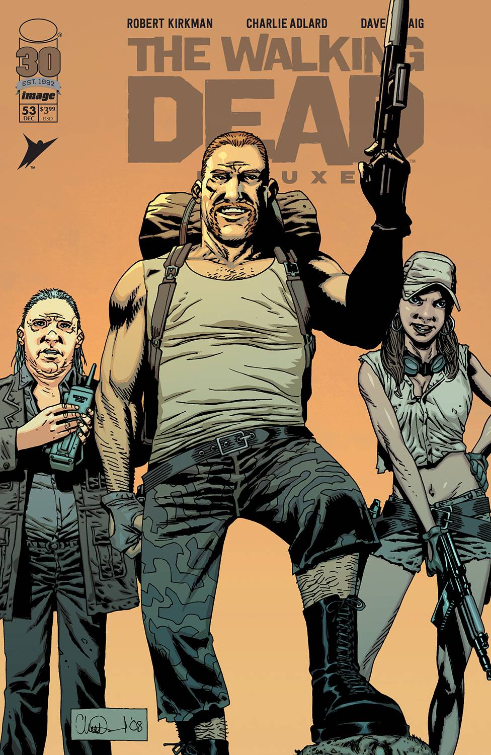 The Walking Dead Deluxe #53B Adlard Variant (MR)