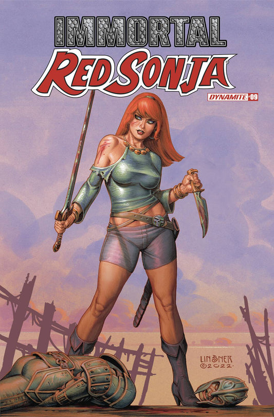Immortal Red Sonja #9C Linsner Variant