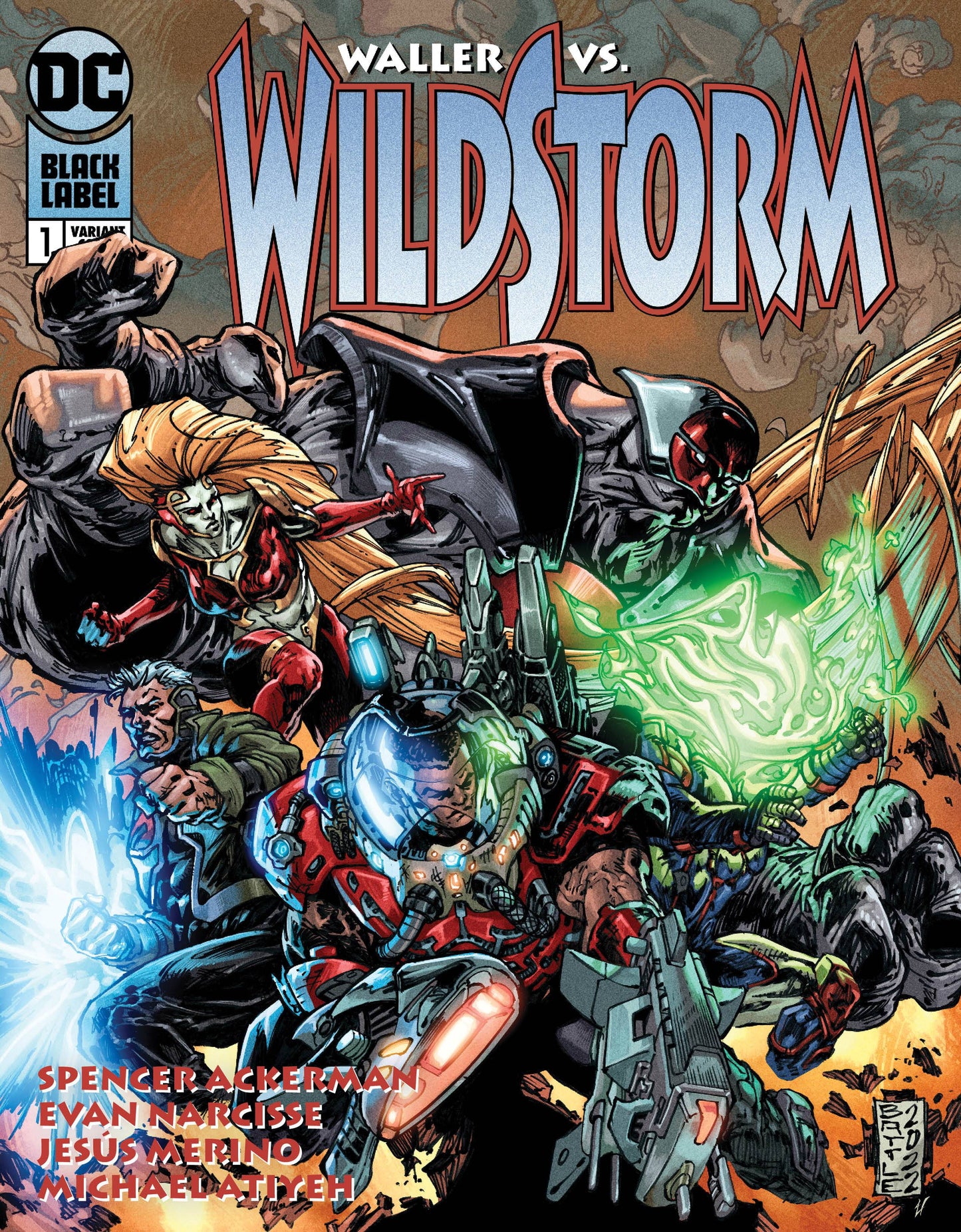 Waller Vs Wildstorm #1B Battle Variant