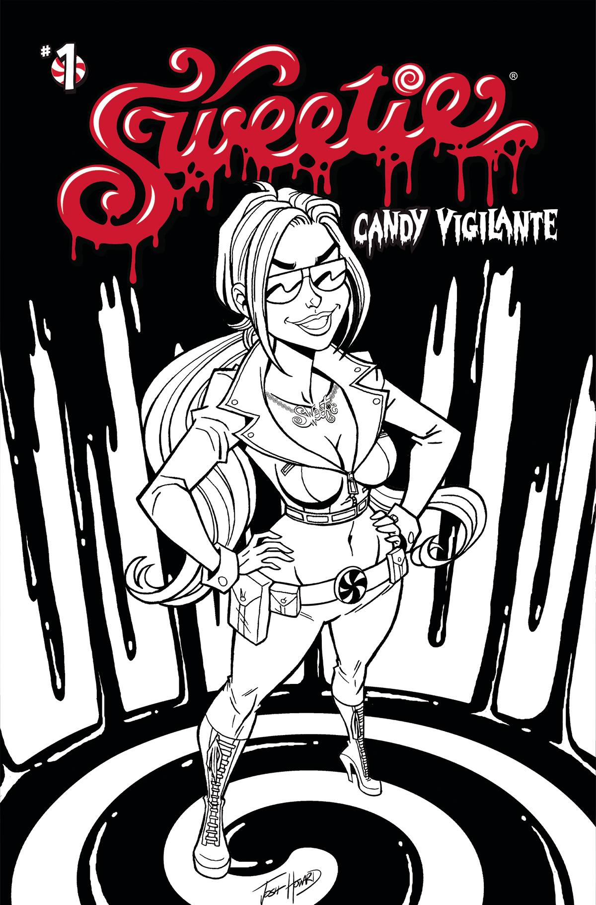 Sweetie: Candy Vigilante #1I 1:10 Howard B&W Incentive Variant (MR)