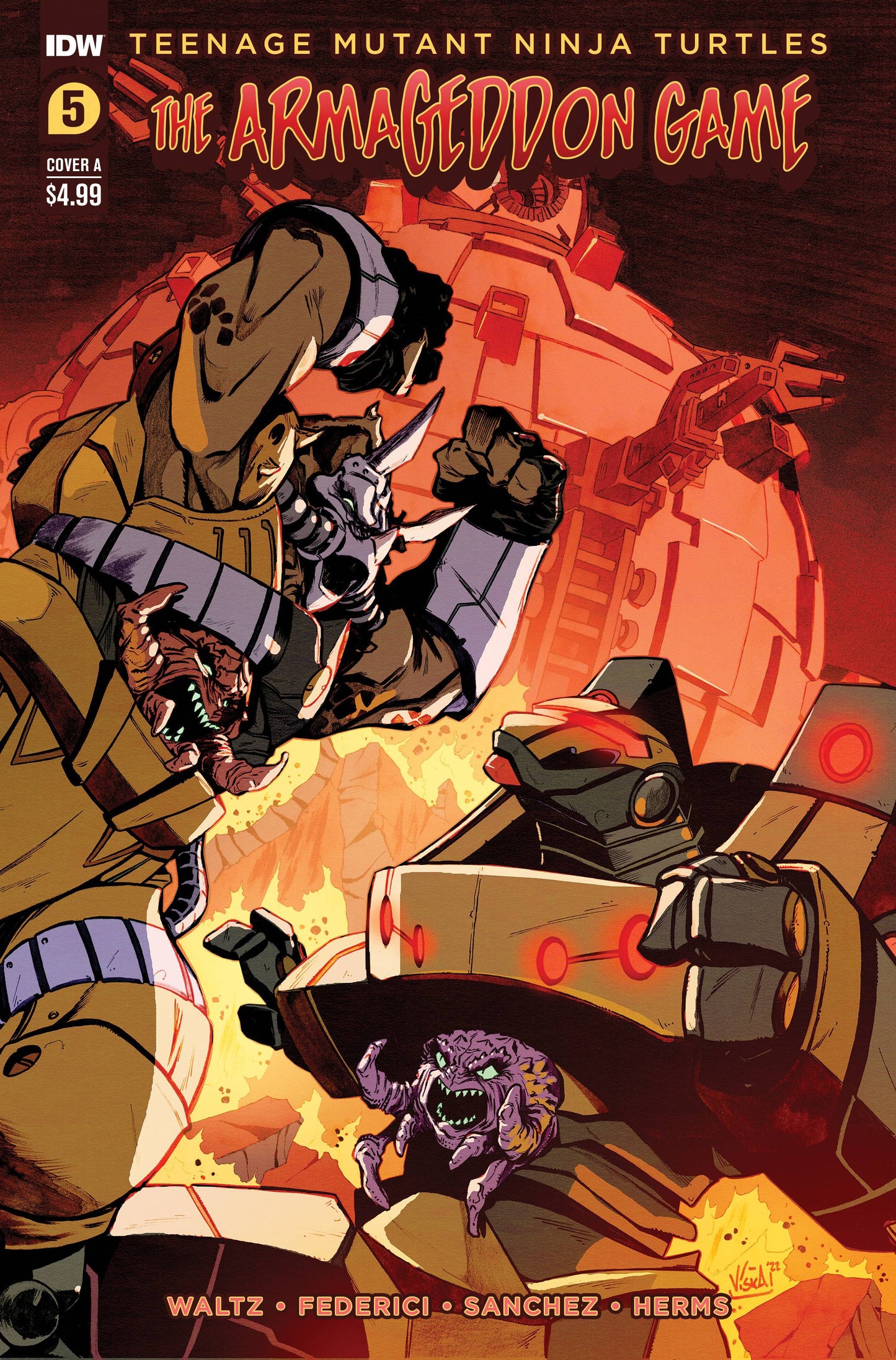 Teenage Mutant Ninja Turtles: Armageddon Game #5A