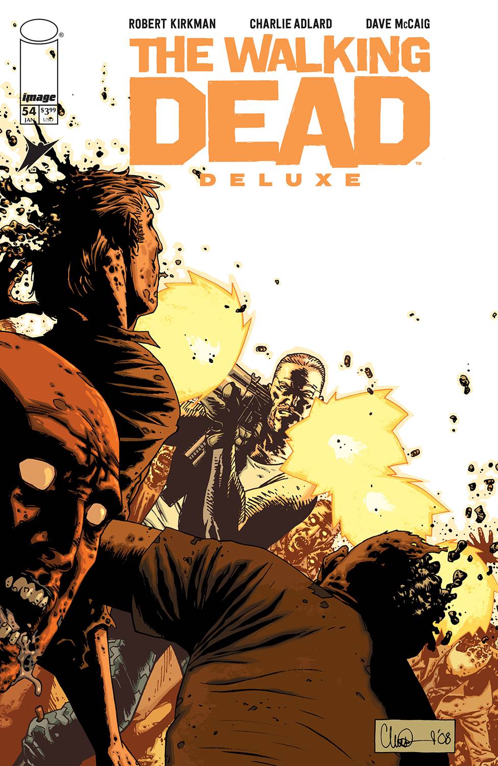 The Walking Dead Deluxe #54B (MR) Adlard Variant