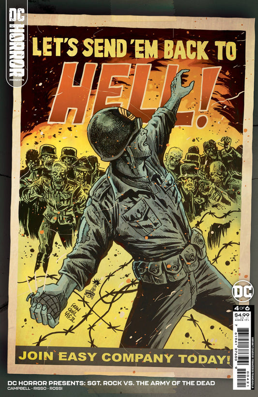 DC Horror Presents: Sgt Rock vs the Army of the Dead #4B (of 6) Francavilla Variant (MR)