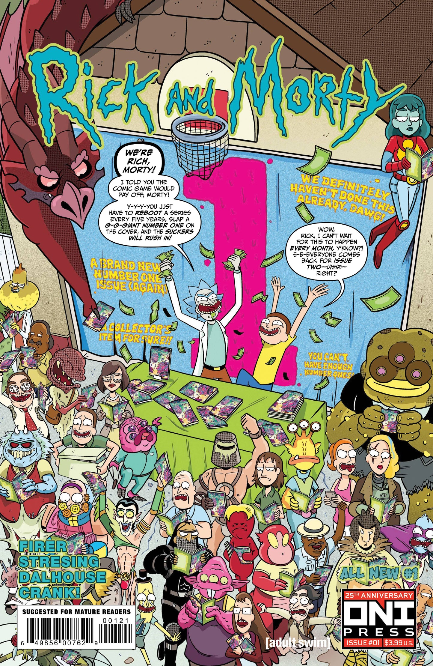 Rick and Morty #1B Ellerby Variant (MR)