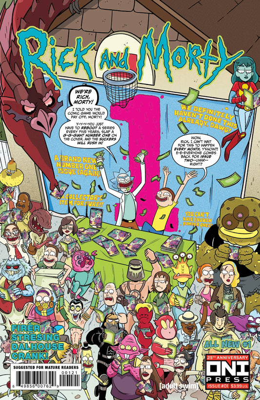 Rick and Morty #1B Ellerby Variant (MR)