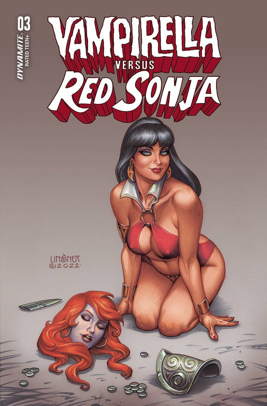 Vampirella Vs. Red Sonja #3B Linsner Variant