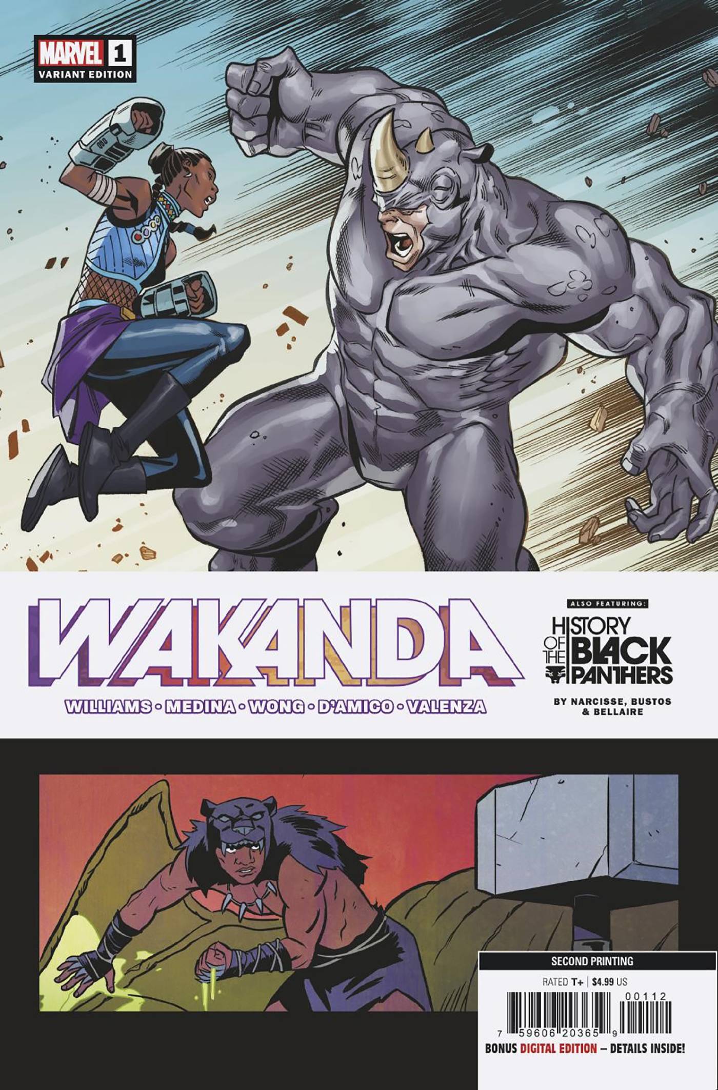 Wakanda #1 (of 5) 2nd Printing