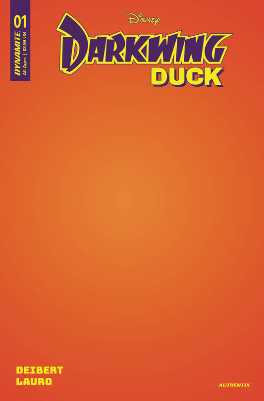 Darkwing Duck #1ZC Blank Orange Variant