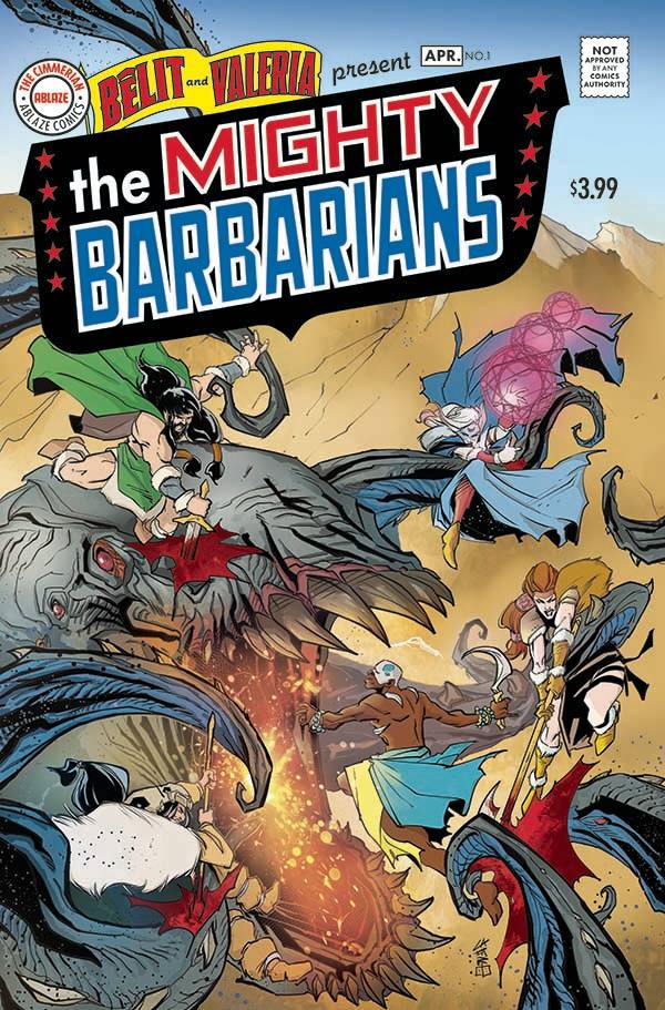 Mighty Barbarians #1D Cafaro Variant