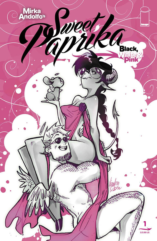 Sweet Paprika: Black, White & Pink #1A (MR)