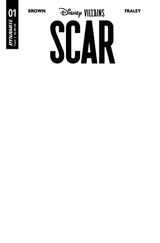 Disney Villains: Scar #1F Blank Variant