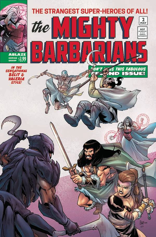 Mighty Barbarians #2D Casas Variant (MR)