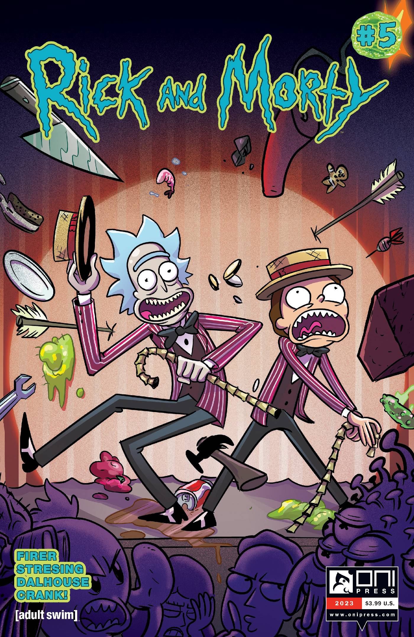 Rick and Morty #5B Stresing Variant
