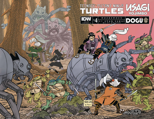 TMNT / Usagi Yojimbo Wherewhen #4A