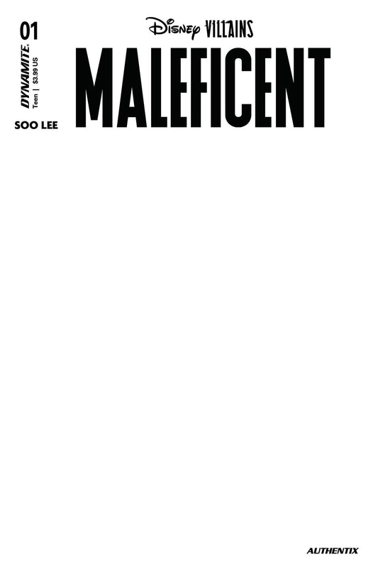 Disney Villains: Maleficent #1F Blank Variant