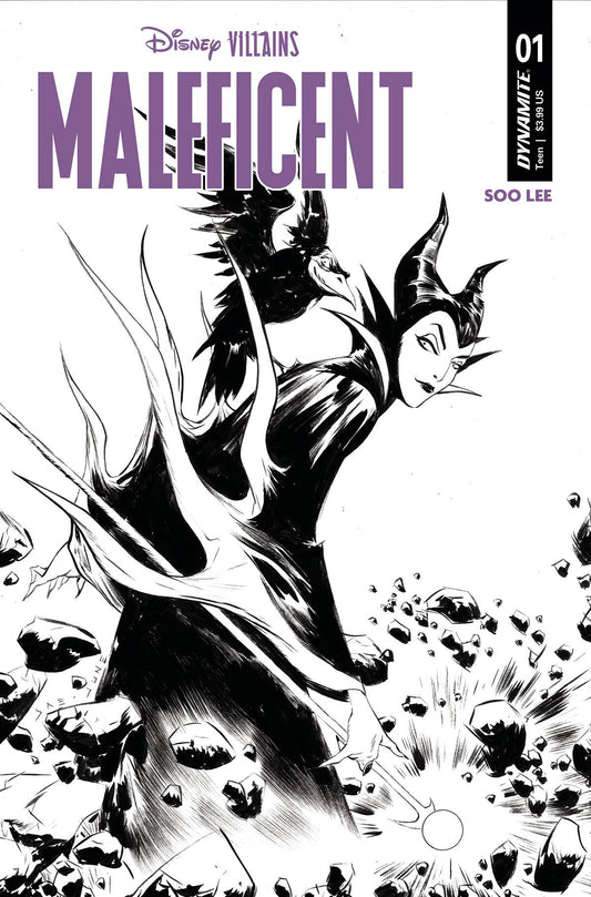 Disney Villains: Maleficent #1I 1:15 Lee B&W Incentive Variant