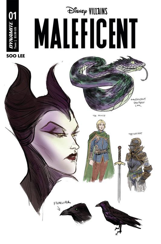 Disney Villains: Maleficent #1J 1:20 Lee Incentive Variant