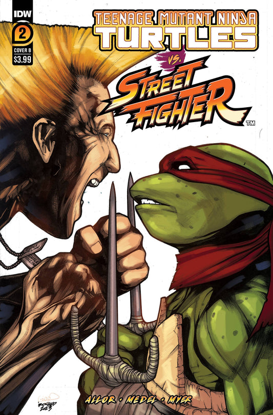 TMNT VS STREET FIGHTER #2B (OF 5) SANCHEZ VARIANT
