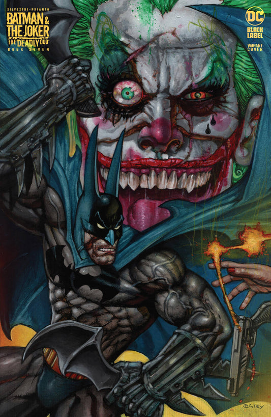Batman & The Joker The Deadly Duo #7 (OF 7) CVR B Simon Bisley Batman & Joker Card Stock Var (MR)