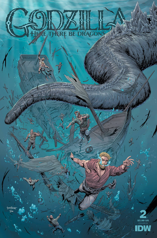 GODZILLA HERE THERE BE DRAGONS #2B KIRKHAM VARIANT