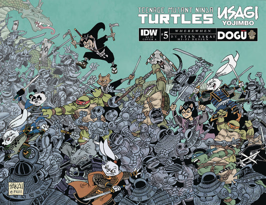 TMNT USAGI YOJIMBO WHEREWHEN #5A