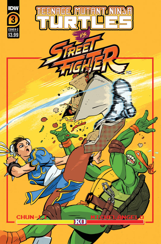 TMNT VS STREET FIGHTER #3C (OF 5) REILLY VARIANT