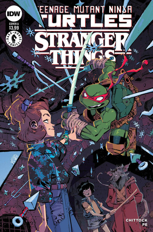 TMNT X STRANGER THINGS #1B CORONA VARIANT