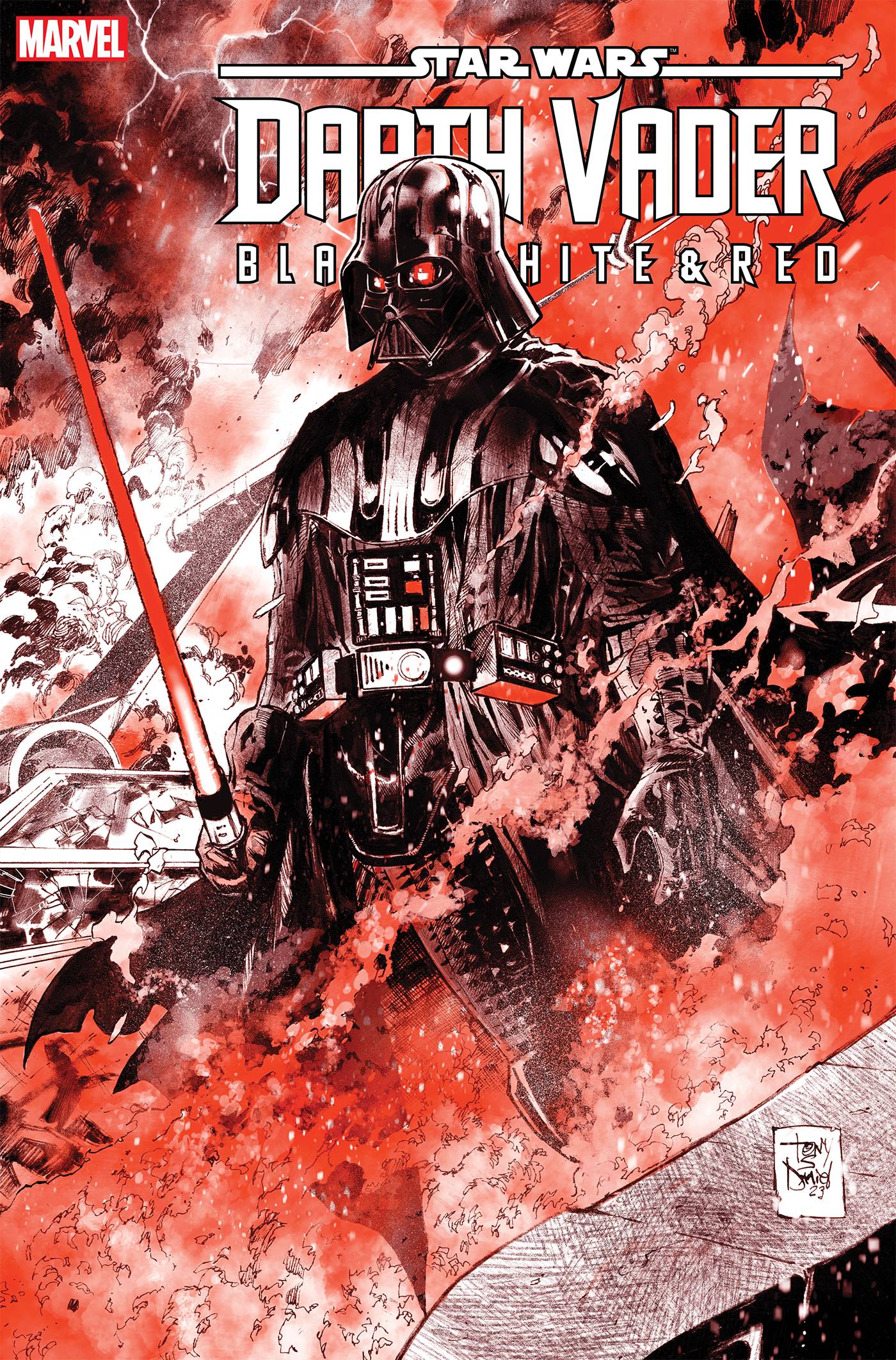 STAR WARS DARTH VADER: BLACK, WHITE AND RED #4B DANIEL VARIANT