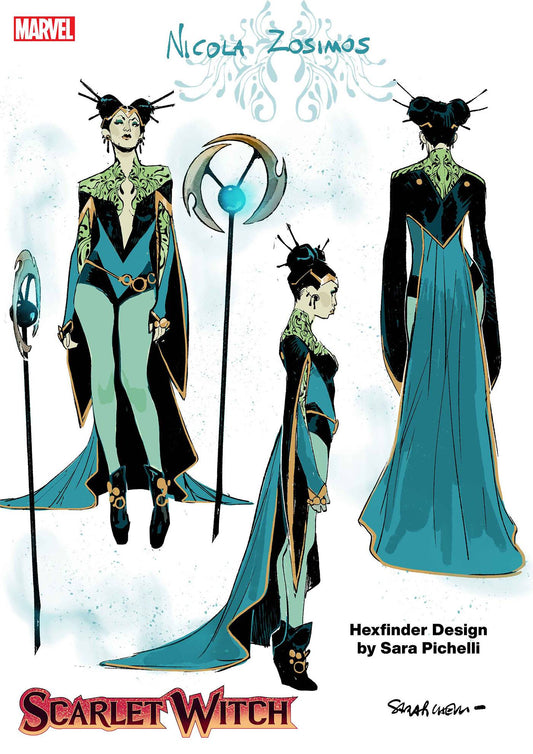 SCARLET WITCH #7Q 1:10 PICHELLI DESIGN VARIANT