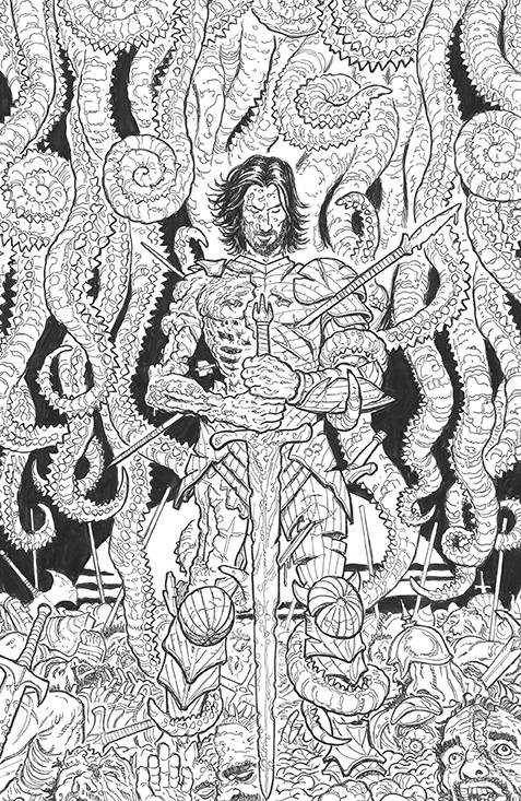 BRZRKR POETRY OF MADNESS #1 1 PER STORE SKROCE VARIANT (MR)