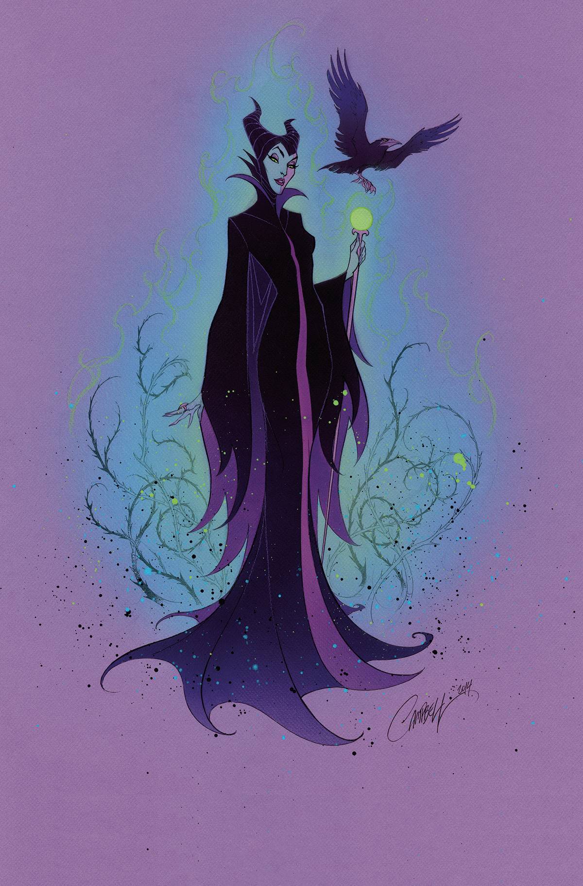 Disney Villains: Maleficent #1ZG 1:10 JS Campbell Incentive Variant