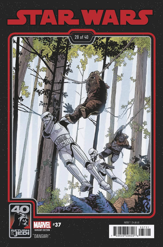 STAR WARS #37B SPROUSE RETURN OF THE JEDI 40TH ANNIV VARIANT