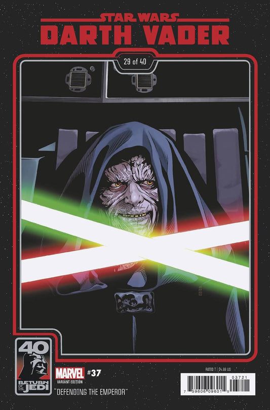 STAR WARS DARTH VADER #37B RETURN OF JEDI 40TH ANNIV VARIANT